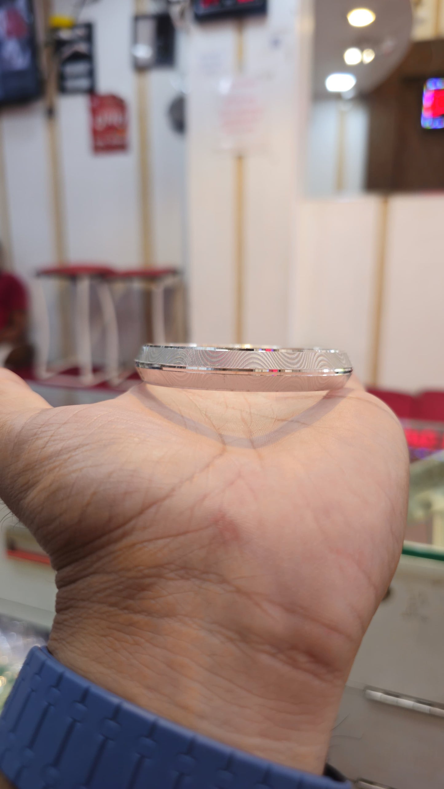 CNC Kada Sterling Silver Punjabi kada with Name - Chandi Sikh Bangle