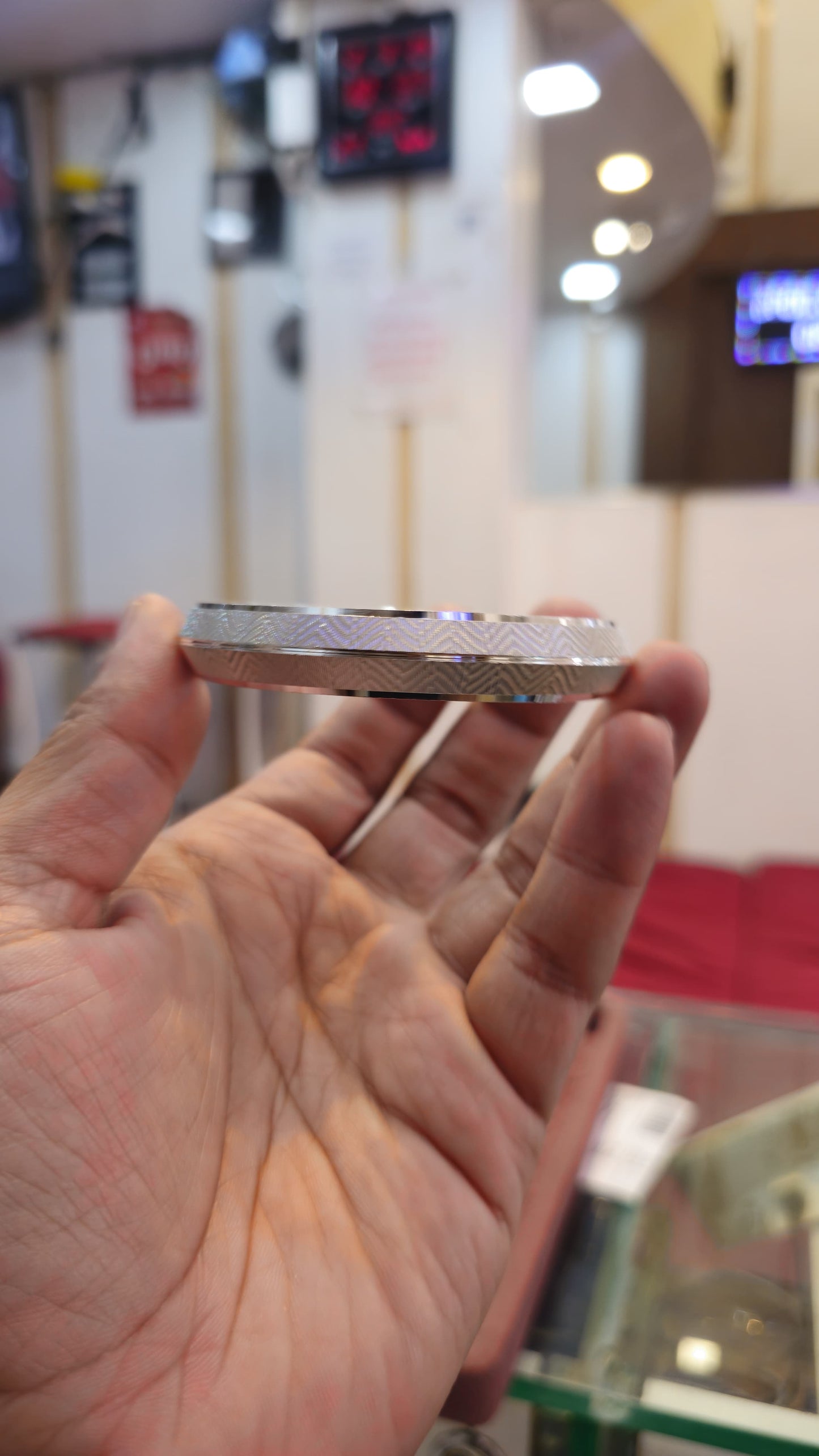 CNC Kada Sterling Silver Punjabi kada with Name - Chandi Sikh Bangle