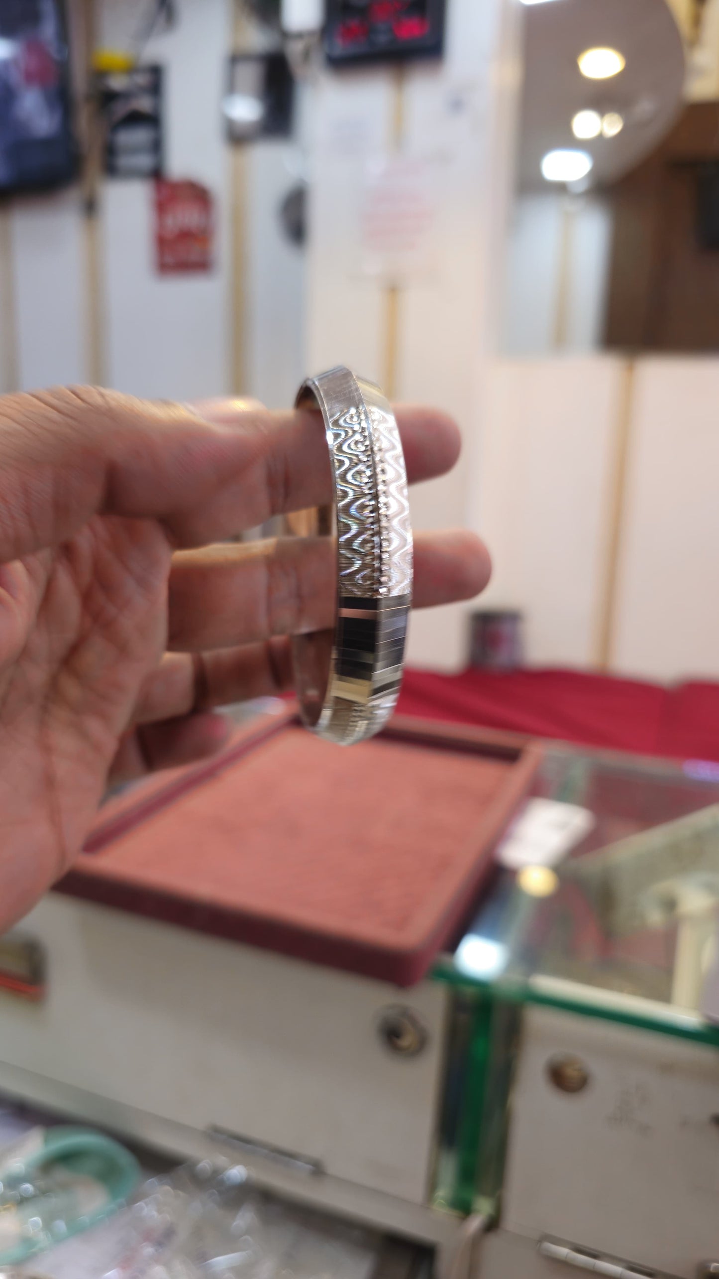 CNC Kada Sterling Silver Punjabi kada with Name - Chandi Sikh Bangle