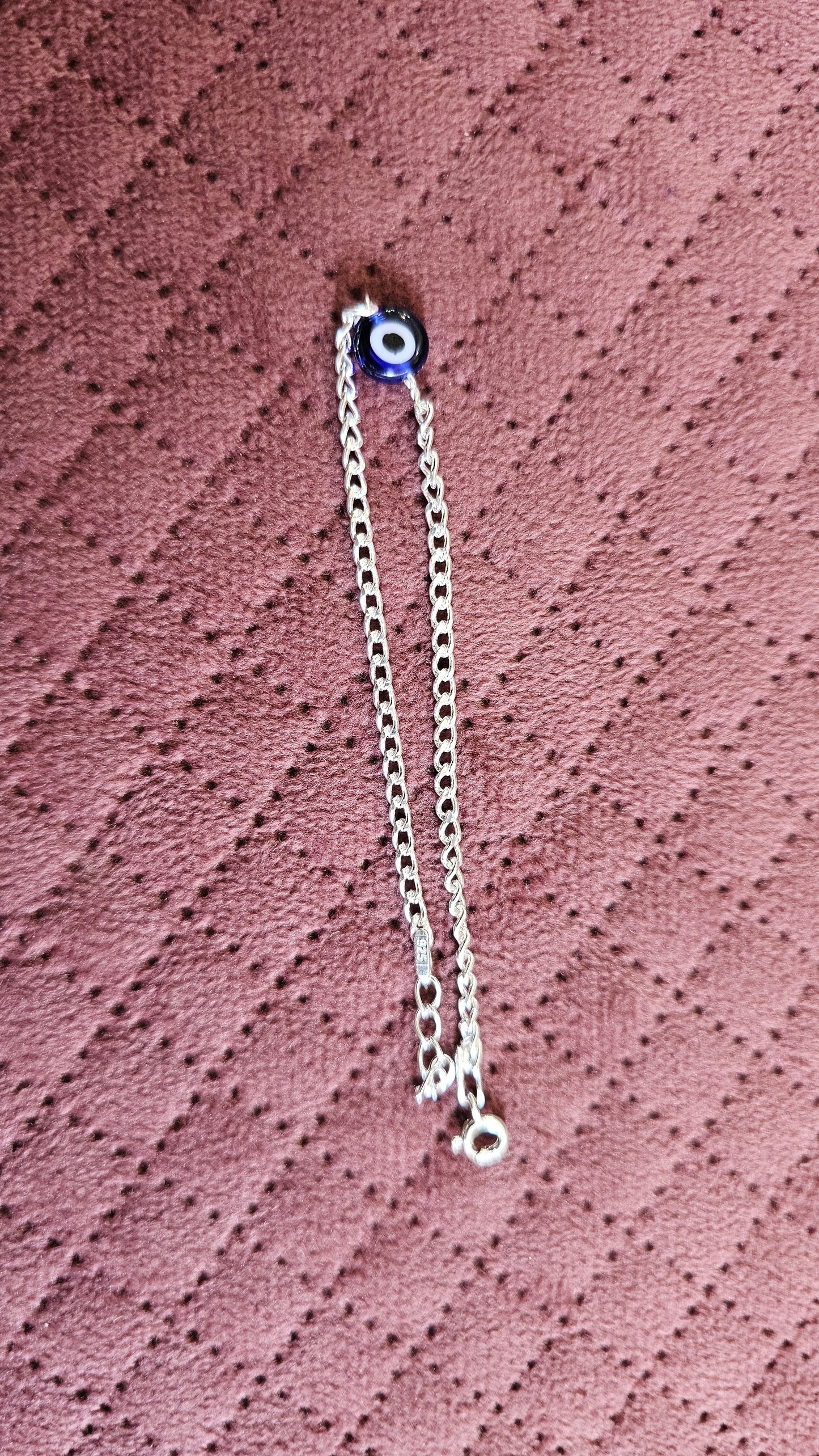 Evil Eye Silver Bracelet for Men and Women