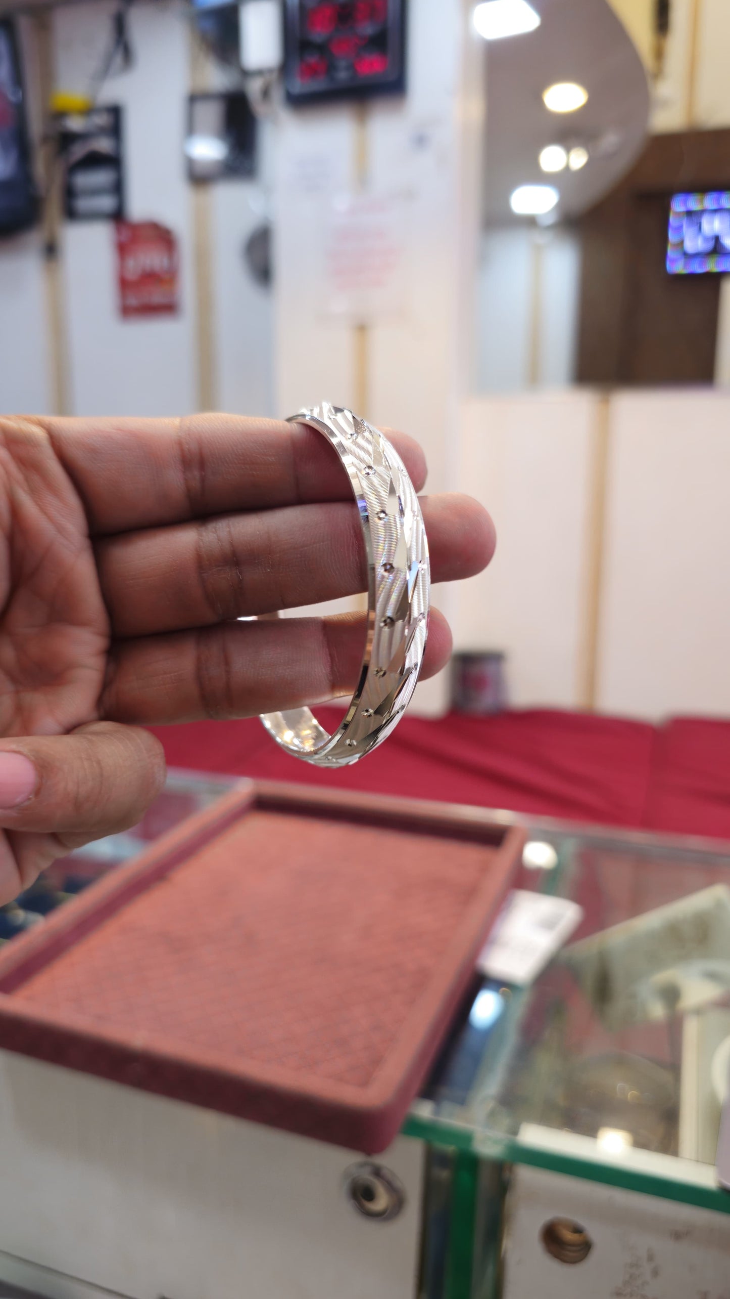 CNC Kada Sterling Silver Punjabi kada with Name - Chandi Sikh Bangle