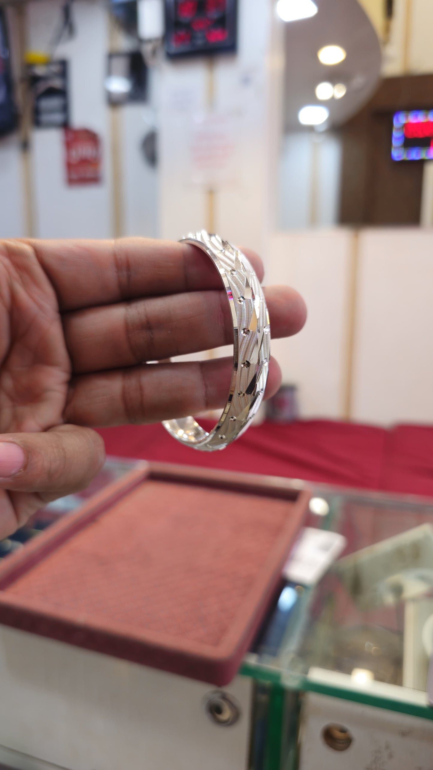 CNC Kada Sterling Silver Punjabi kada with Name - Chandi Sikh Bangle
