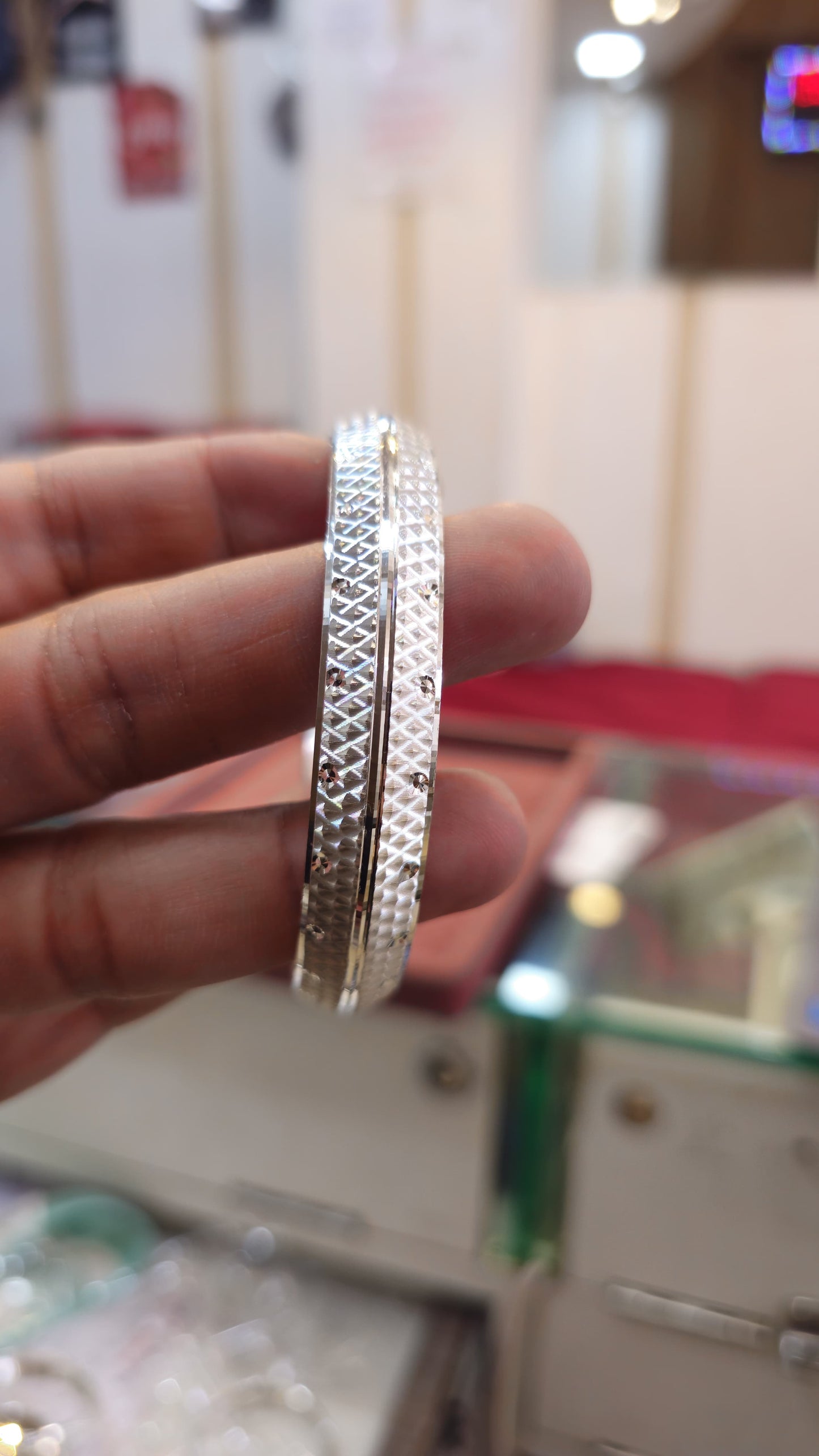 CNC Kada Sterling Silver Punjabi kada with Name - Chandi Sikh Bangle