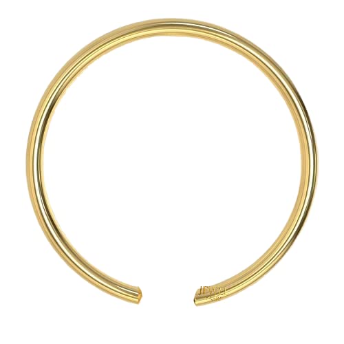 SJ SHUBHAM JEWELLERS™ Tiny Hoop and Septum Nose Ring One Piece/Combo/Gold 18K 750/925 Sterling Silver Simple & Beautiful Nose Pin For Women & Girls
