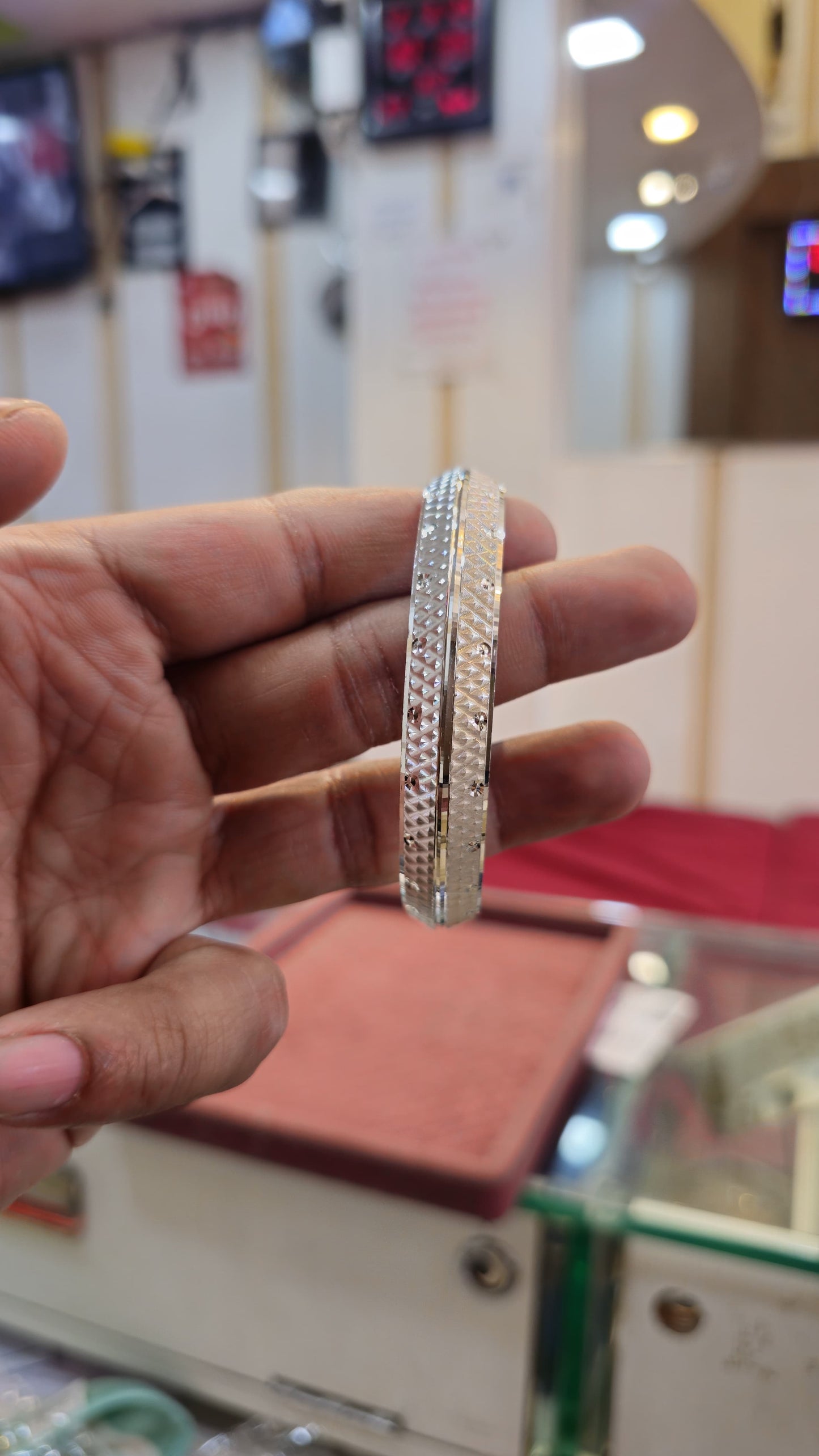 CNC Kada Sterling Silver Punjabi kada with Name - Chandi Sikh Bangle