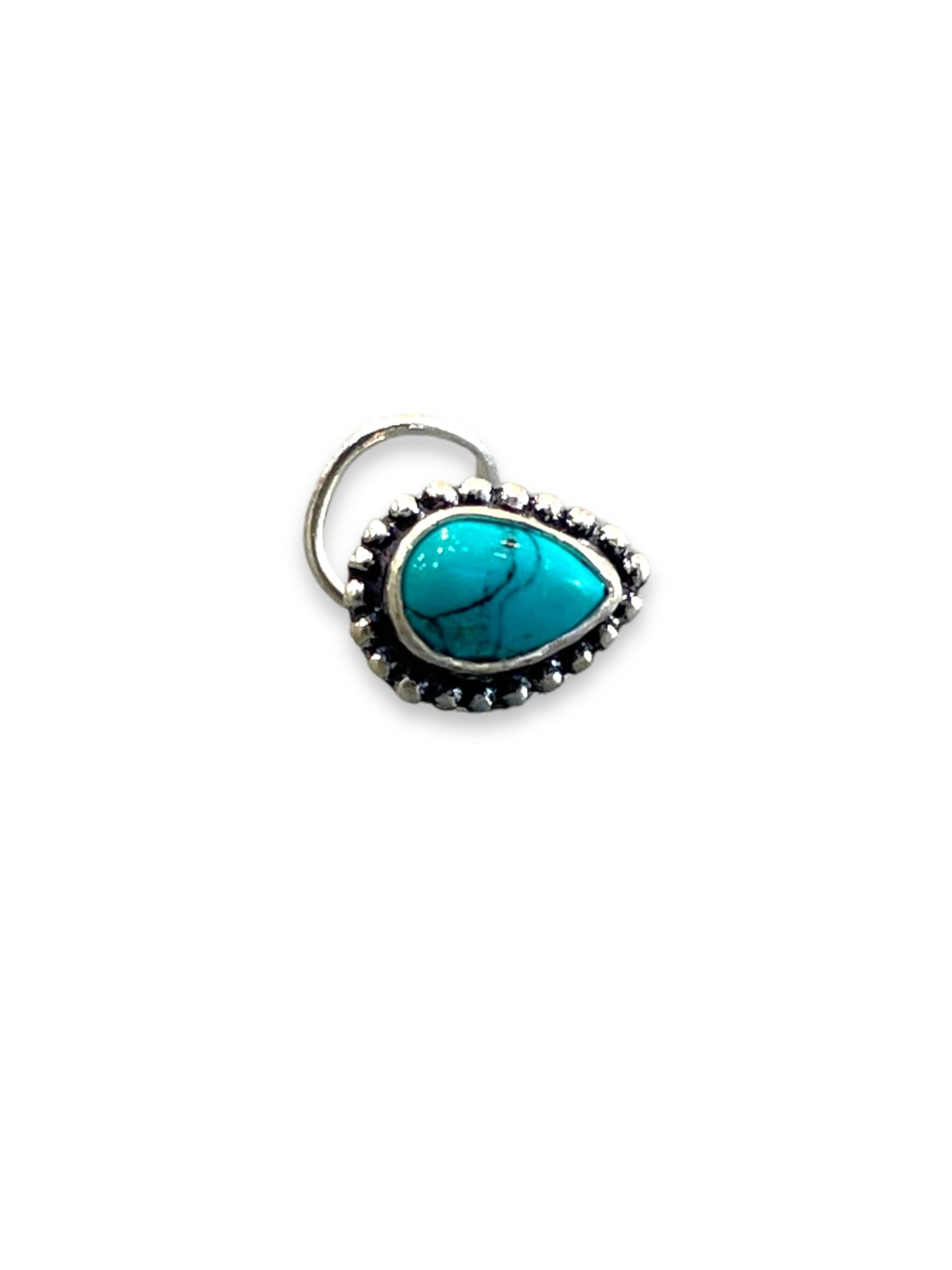 SJ SHUBHAM JEWELLERS™ 925 sterling Silver handmade Antique oxidized nose pin for women (P)