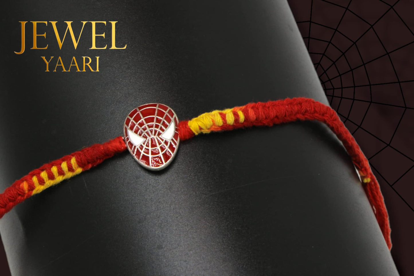 SJ SHUBHAM JEWELLERS™ 925 Sterling Silver Rakhi for Kids Brother Rakhi Bracelet Raksha Bandhan Pure Cotton For Men, Boys, Kids Rakhi With Roli Chawal - JewelYaari By Shubham Jewellers