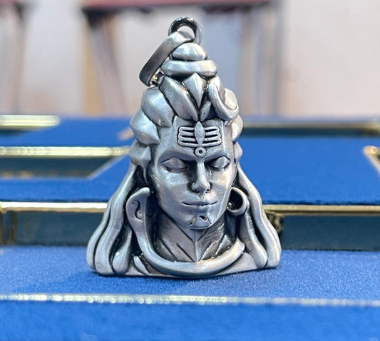925 sterling silver 5D lord Adiyogi shiva divine Pendant