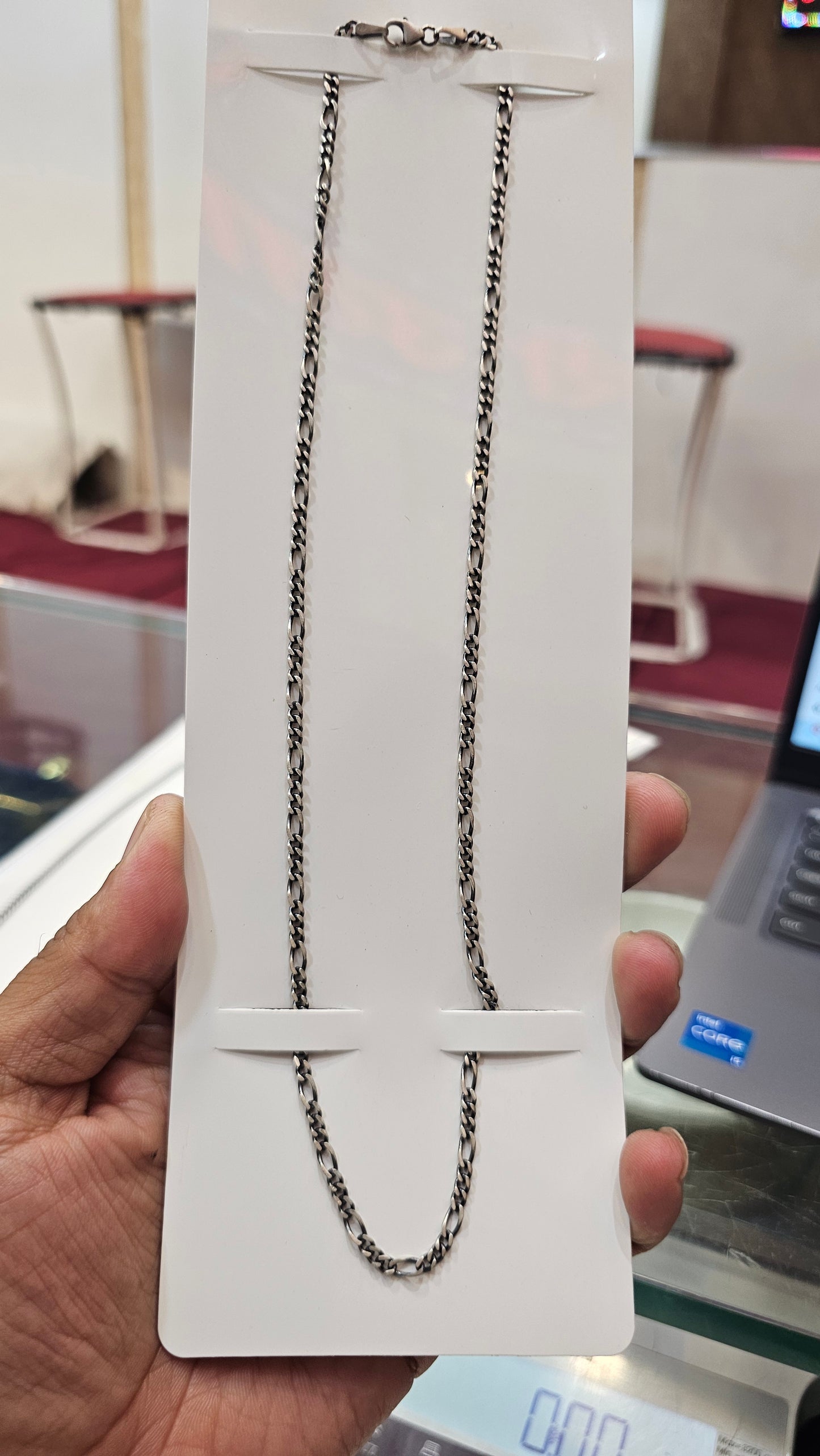 925 Sterling Silver Matt Finish Chain for Men – 9 g | 20 Inch | Branded & Hallmarked