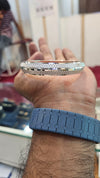 3D Kada Sterling Silver Punjabi kada with Name - Chandi Sikh Bangle