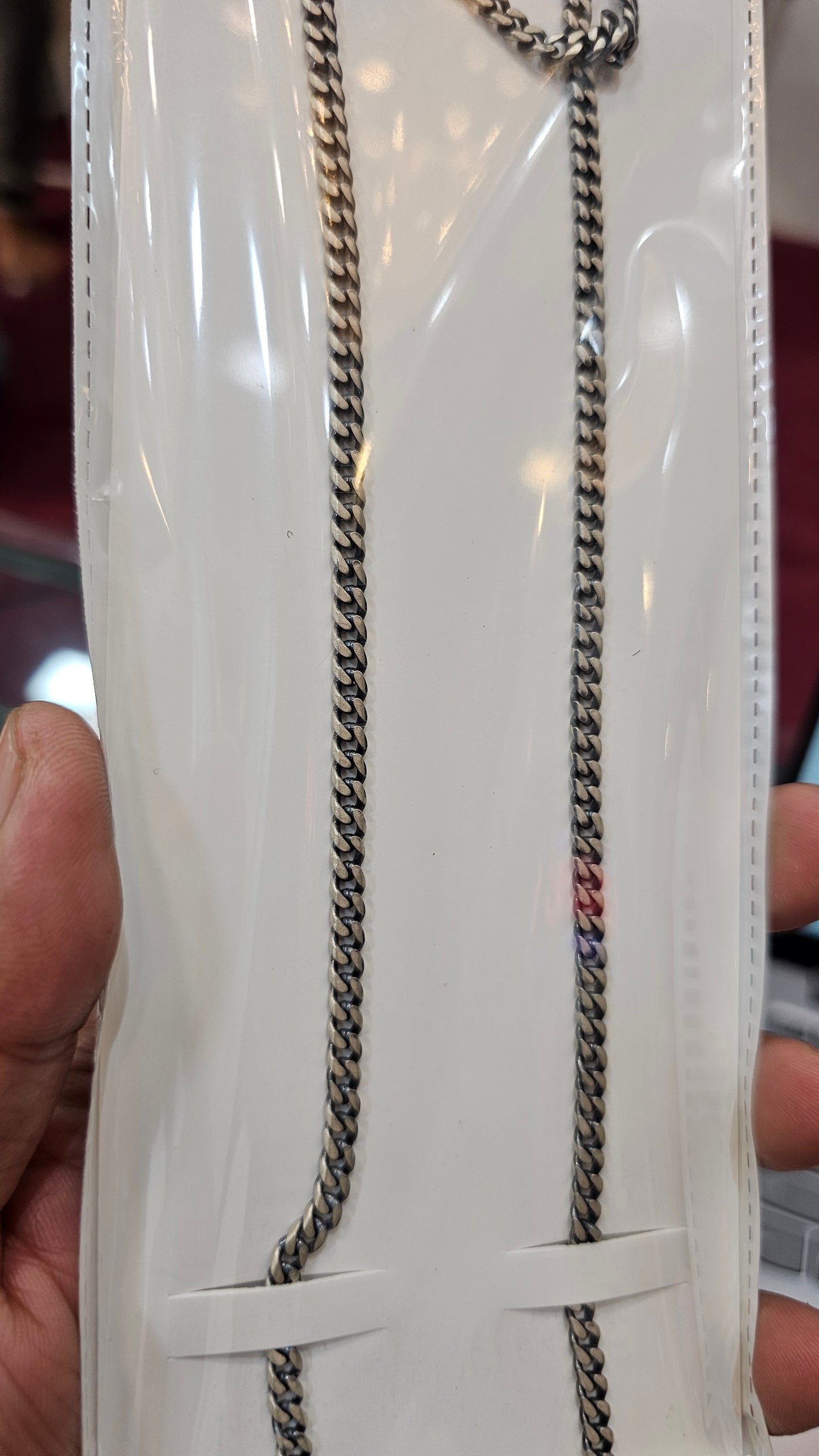 925 Sterling Silver Matt Finish Chain for Men – 23.5g | 24 Inch | Branded & Hallmarked