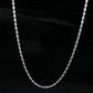 925 Sterling Silver CNC Beads Chain – Matar Mala Necklace (22 Inches)