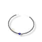 SJ SHUBHAM JEWELLERS™ Pure 925 Sterling Silver Small Crystal Beads Nazariya Anklet Payal for Women (Black) Gifts for Women (Pair/ 1 pc/Plain / 5 Ball Payal)