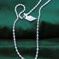 925 Sterling Silver CNC Beads Chain – Matar Mala Necklace (22 Inches)
