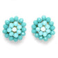 Karatcart Light Blue and White Crystals Beaded Kundan Choker Necklace Set for Women
