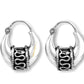 SJ SHUBHAM JEWELLERS Rehti 925 Sterling Pure Silver Oxidised Hoop Bali Earrings for Boys Girls and Women - JewelYaari By Shubham Jewellers