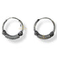 SJ SHUBHAM JEWELLERS™ 925 Sterling Silver Hoop Earrings for Women & Girls, Silver Bali for Girls - JewelYaari By Shubham Jewellers