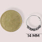 SJ SHUBHAM JEWELLERS™ 925 Sterling Silver Hoop Earrings for Women & Girls, Silver Bali for Girls - JewelYaari By Shubham Jewellers