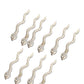 SJ SHUBHAM JEWELLERS? Silver/Chandi Naag Nagin Ka Joda for Kalsarp Dosha (Silver) Multiple Pack (1/2 /4/6/10) (Pack Of Ten) - JewelYaari By Shubham Jewellers