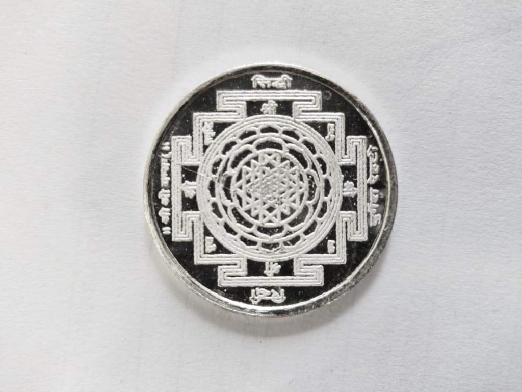 SJ SHUBHAM JEWELLERS Rehti Dhanteras Diwali Pure 999 Silver Coins for Gift and prosperity with Certificate - JewelYaari By Shubham Jewellers