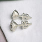 925 Sterling Silver Round-Shape Cubic Zirconia Cup-Setting Stud Earring for Women Girls