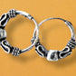 SJ SHUBHAM JEWELLERS™ 925 Sterling Silver Hoop Earrings for Women & Girls, Silver Bali for Girls - JewelYaari By Shubham Jewellers