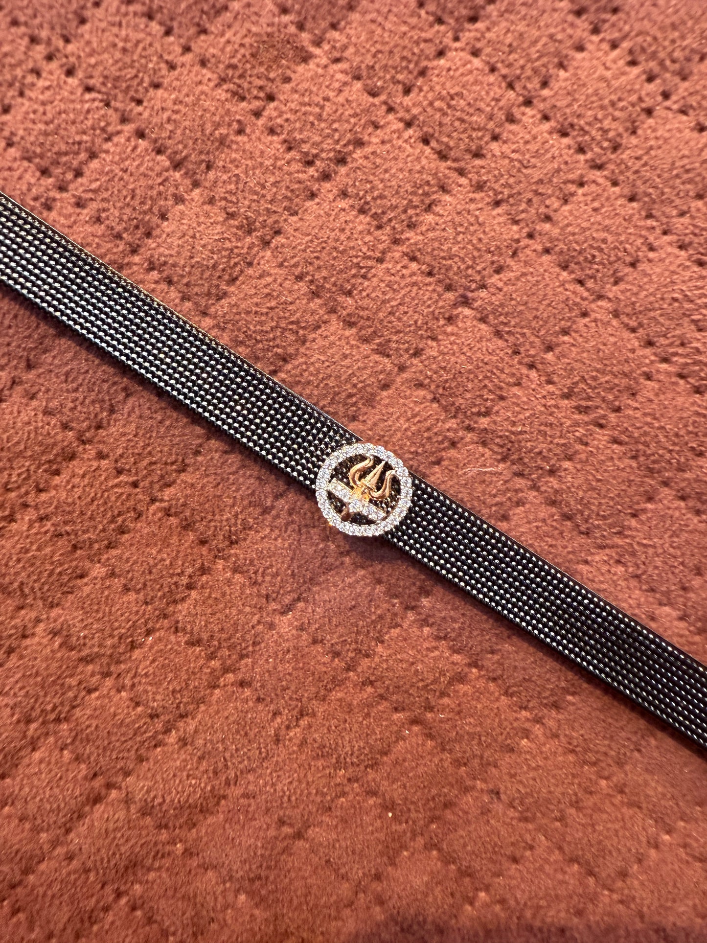 925 Band Bracelet in Silver Finish with CZ Stones