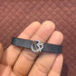 925 Band Bracelet in Silver Finish with CZ Stones