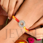 Sun Silver Rakhi | 925 Sterling Silver Rakhi for brother, Rakhi For Men, Rakhi For Kids( Surya Sun Silver Rakhi )