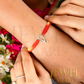 Ganesha Silver Rakhi | 925 Sterling Silver Rakhi for brother, Rakhi For Men, Rakhi For Kids( Line Ganesha Silver Rakhi )