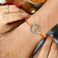 925  Om Silver Rakhi | Sterling Silver Rakhi for brother, Rakhi For Men, Rakhi For Kids( Big)