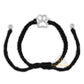 JEWELYAARI 925 New Oxidised Black Thread Silver Pug Paws Nazarbattu Nazaiya Anklet Bracelet for Girls, Women and Children with Silver Ghunghroo