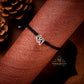 Shubham Jewellers Rehti 925 Oxidised Silver Black Thread Footstep Nazarbattu Nazariya Anklet Bracelet for Girls, Women, and Children with Silver Ghunghroo