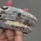 3D Kada Sterling Silver Punjabi kada with Name - Chandi Sikh Bangle