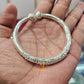 Buy 99% Pure Silver Handmade Kada – Heavy Traditional Kada (55gm–140gm)