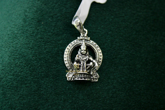 Aiyappan Dollar Pendant – Sacred Power & Devotion in Every Design | Jewelyaari