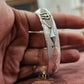 925 Pure Silver Kada - Damru & Trishool Mahadev Design