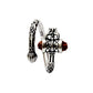 Shubham Jewellers Rehti 925 92.5 Sterling Silver Rudraksha Bahubali Trishool Ring for Men and Boys 9gm - JewelYaari By Shubham Jewellers