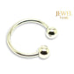 JEWELYAARIâ¢ 92.5 Silver Tiny Hoop Nose Ring 1 Piece,Two Piece, Variation, Simple & Beautiful Nose Pin For Women & Girls