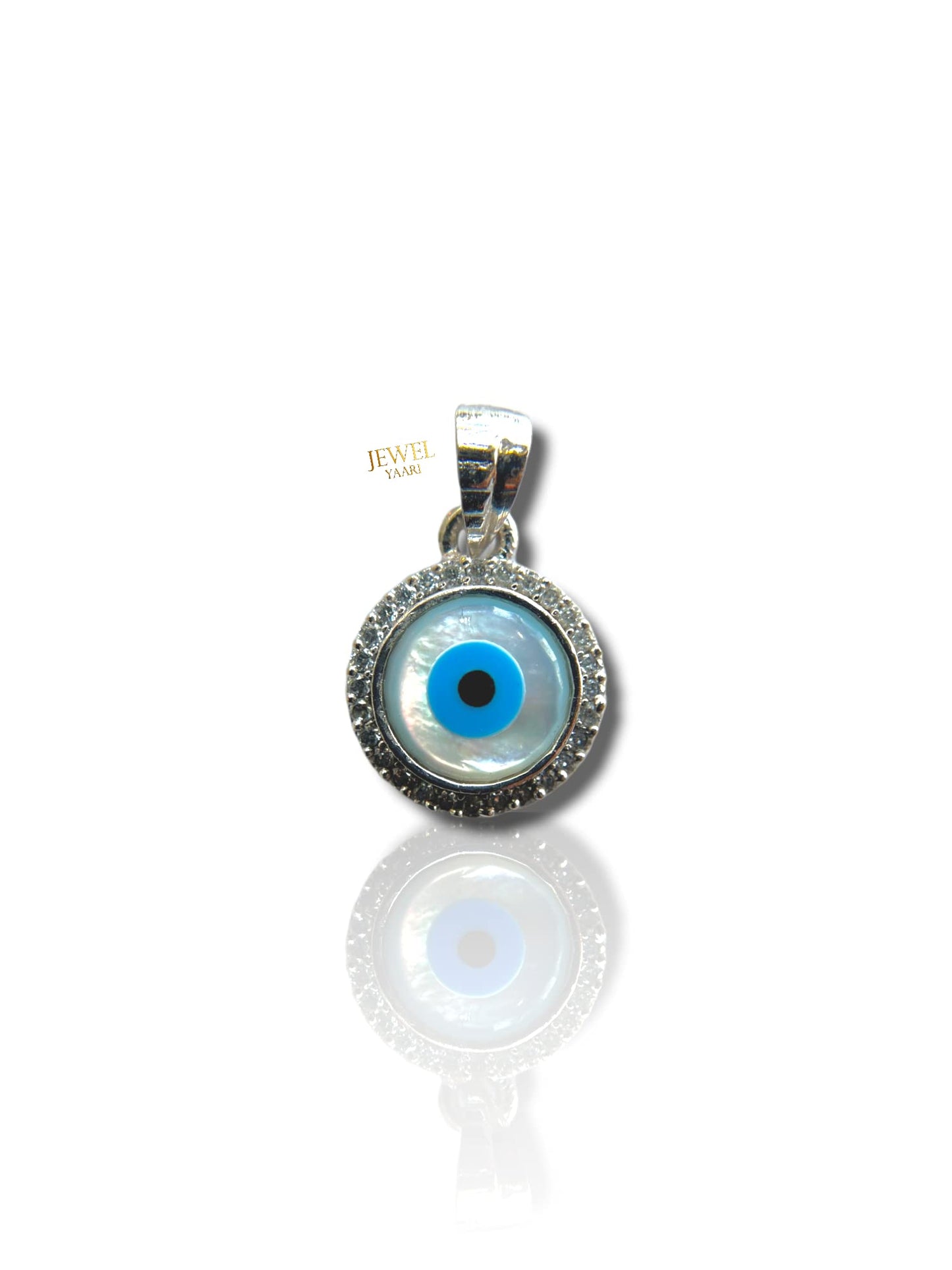 JEWELYAARIâ¢ By SJ Stylish Evil Eye Necklace Pendant Third Blue Eyes Amulet Protection Pendant for Girls, Women, Mens and Children (Evil Eye Pendant Only)