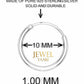 JEWELYAARIâ¢ 92.5 Silver Tiny Hoop Nose Ring 1 Piece,Two Piece, Variation, Simple & Beautiful Nose Pin For Women & Girls
