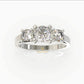 SJ SHUBHAM JEWELLERS? 925 Sterling Silver Three Briliant Cut Design Adjustable Finger Ring with White CZ diamond for Women and Girls, Anniversary Gift for Wife, Valentine - JewelYaari By Shubham Jewellers