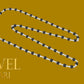 Pure 100% Natural 925 Silver Tulsi Mala with CNC Designer Silver Capping/Original Tulsi Mala in Silver (Size: 6mm, Length: 24 inches Shyam Tulsi Ram Tulsi Black White)