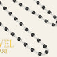 Pure 100% Natural 925 Silver Tulsi Mala with CNC Designer Silver Capping/Original Tulsi Mala in Silver (Size: 6mm, Length: 24 inches Shyam Tulsi Ram Tulsi Black White)