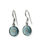 JewelYaariâ¢ by JewelYaariâ¢Pure 925 Sterling Silver Hoop Dangle Earrings for Women and Girls, Multiple Colors, pearl,amethyst,turquoise, red, Clear Crystals
