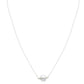 Shubham Jewellers Rehti SJ 925 Sterling Silver Pearl Pendant with Chain for Girls and Women(P) (SJRPEARL-1PRL)