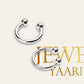 JEWELYAARIâ¢ 92.5 Silver Tiny Hoop Nose Ring 1 Piece,Two Piece, Variation, Simple & Beautiful Nose Pin For Women & Girls