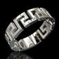 SJ SHUBHAM JEWELLERS? 925 Sterling Silver S Loop Band style Rings For Men and women Size : 17