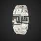 SJ SHUBHAM JEWELLERS? 925 Sterling Silver S Loop Band style Rings For Men and women Size : 16