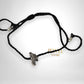 Shubham Jewellers Rehti 925 New Oxidised Black Thread Silver leaf Nazarbattu/Nazaiya Anklet/Bracelet for Girls, Women and Children with Silver Ghunghroo